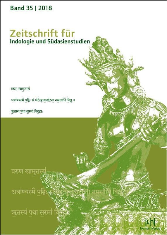Zeitschrift für Indologie und Südasienstudien, Band 35 (2018)