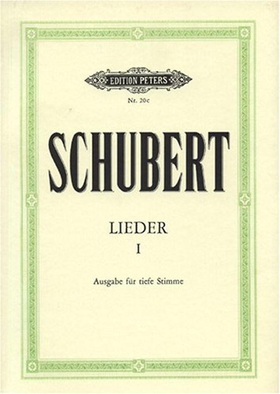 Lieder, Band 1: Tiefe Singstimme - Franz Schubert