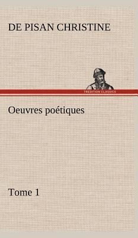 Oeuvres poétiques Tome 1