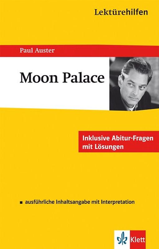 Lektürehilfen Paul Auster "Moon Palace"