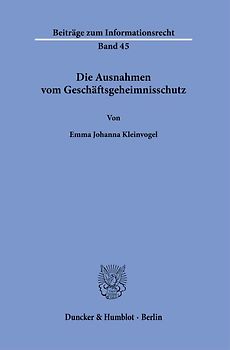 Die Ausnahmen vom Geschäftsgeheimnisschutz