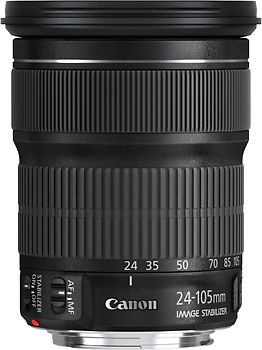 Canon EF 24-105 mm F3.5-5.6 IS STM 77 mm Filtergewinde (Canon EF Anschluss) schwarz