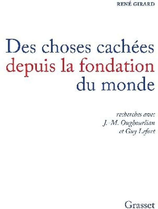 Des choses cachées depuis la fondation du monde