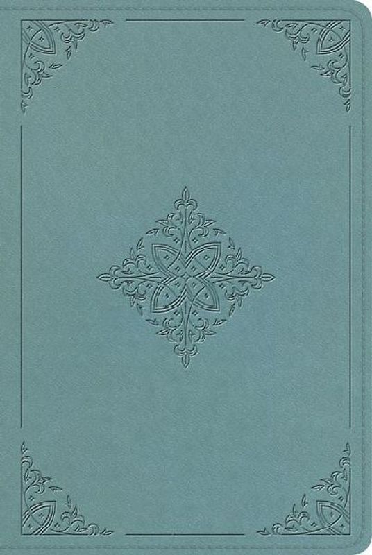 ESV Single Column Heritage Bible (Trutone, Paris Sky, Fleur-De-Lis Design)