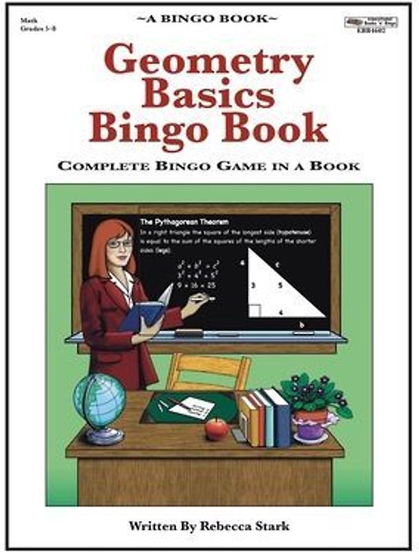 Geometry Basics Bingo Book: Complete Bingo Game In A Book