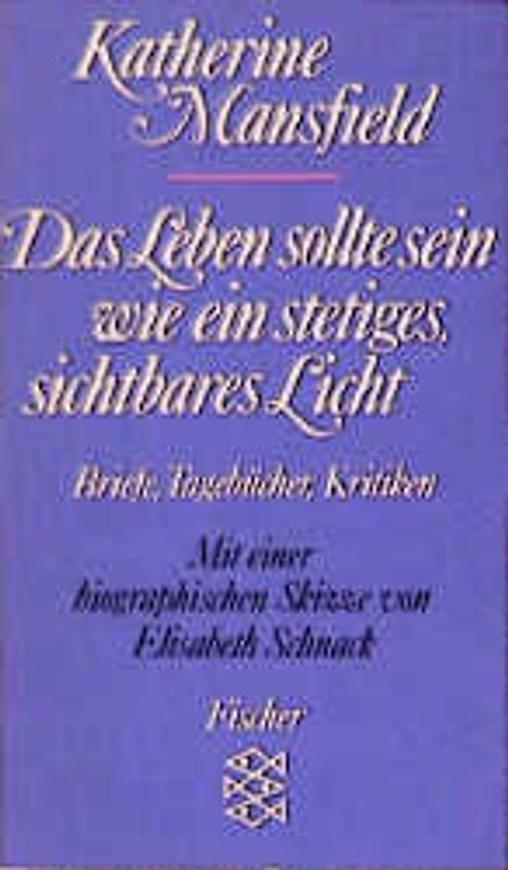 Briefe, Tagebücher, Kritiken