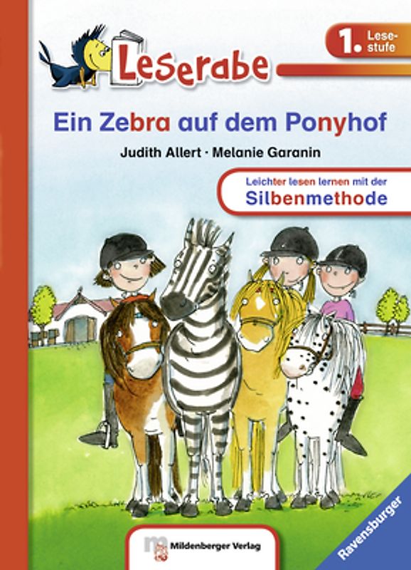Leserabe mit Mildenberger Silbenmethode - Ein Zebra auf dem Ponyhof