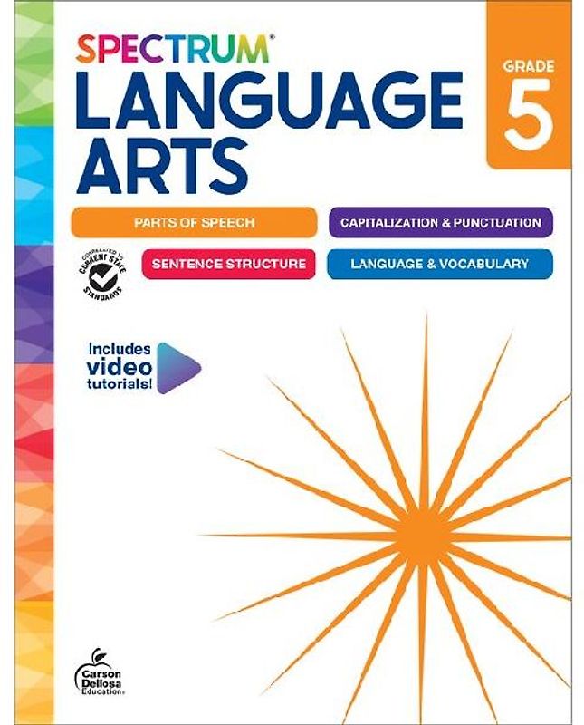Spectrum Language Arts Workbook, Grade 5