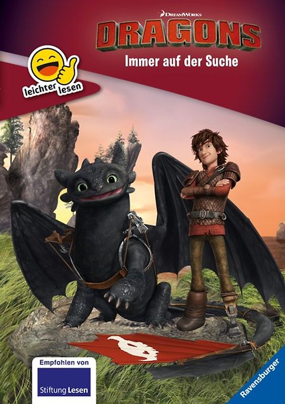 Erstleser - leichter lesen: Dreamworks Dragons: Immer auf der Suche