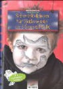 Schminkideen für Halloween und Gruselfeste. Mit Halloween-Stickern