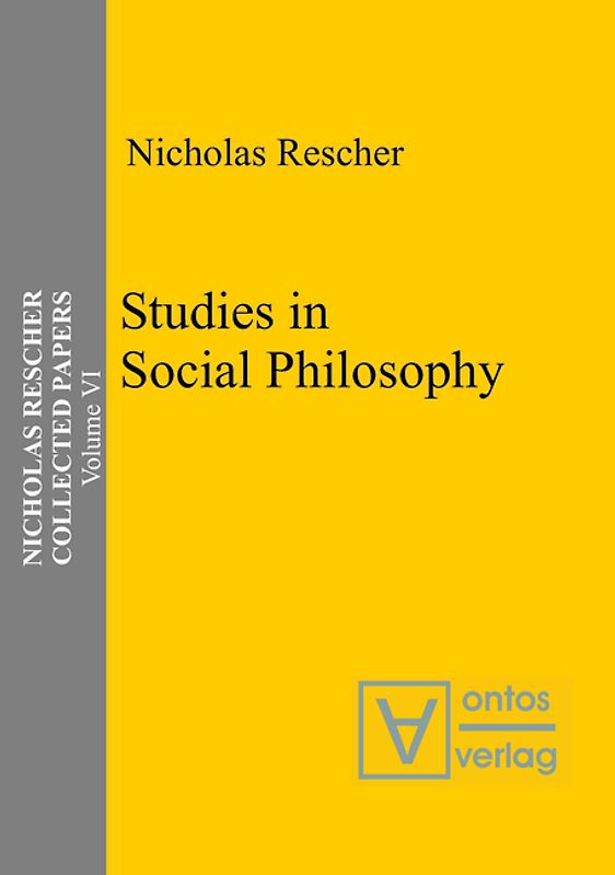 Collected Papers / Studies in Social Philosophy