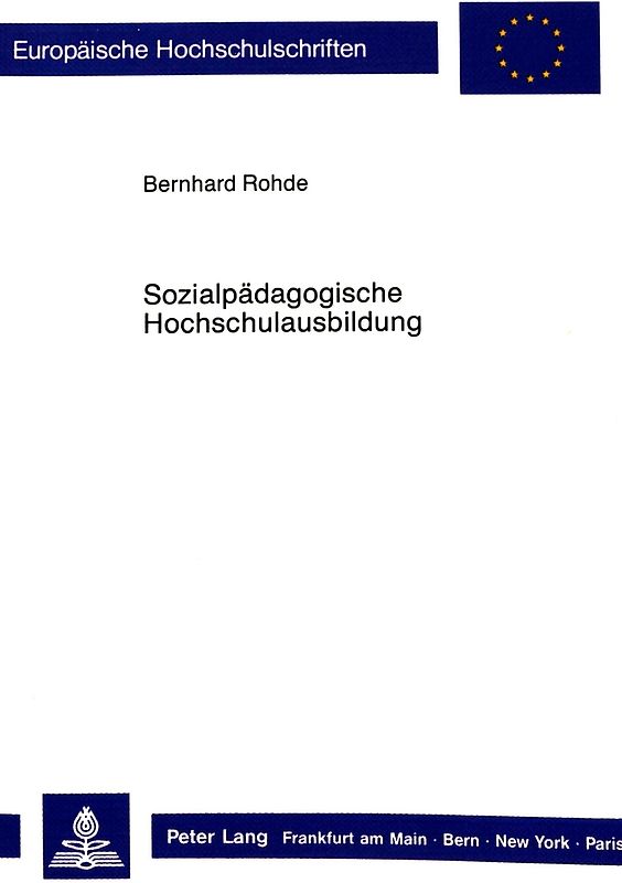 Sozialpädagogische Hochschulausbildung