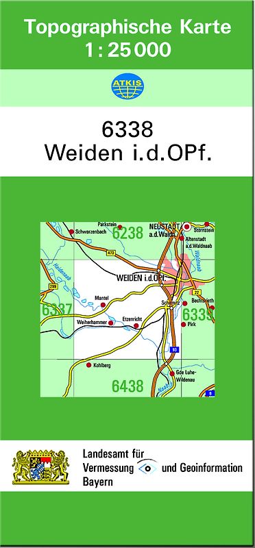 TK25 6338 Weiden i.d.OPf.