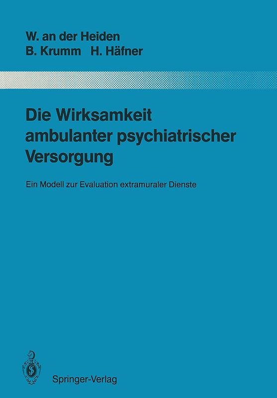 Die Wirksamkeit ambulanter psychiatrischer Versorgung