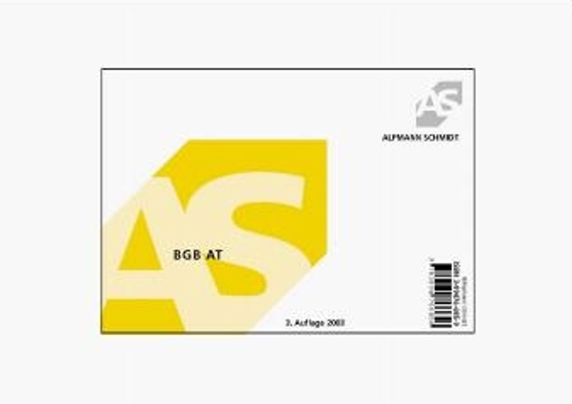 BGB Allgemeiner Teil