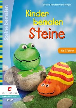 Kinder bemalen Steine