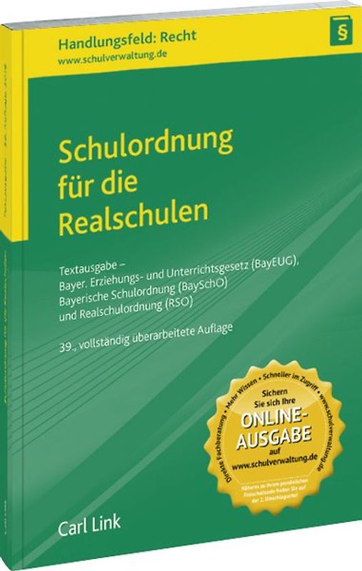 Schulordnung für die Realschulen