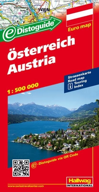 Österreich Strassenkarte 1:500 000