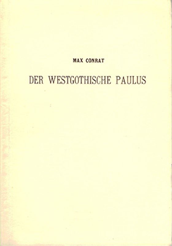 Der westgotische Paulus