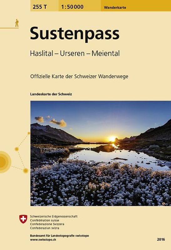 255T Sustenpass Wanderkarte