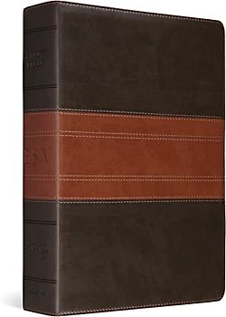 ESV Study Bible, Large Print (Trutone, Forest/Tan, Trail Design)