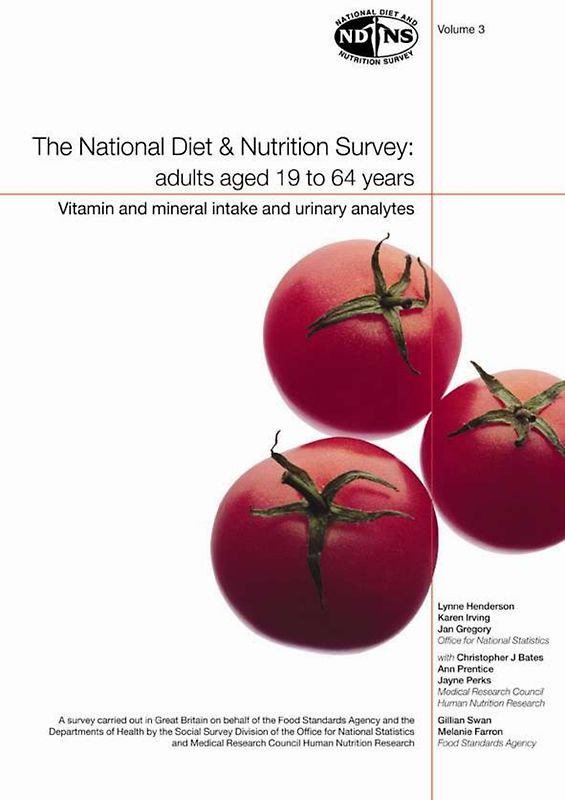 National Diet and Nutrition Survey: Vol. 3