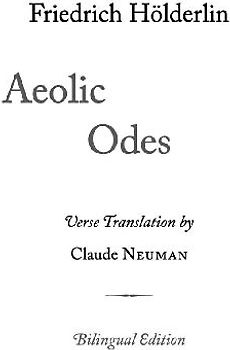 Aeolic Odes