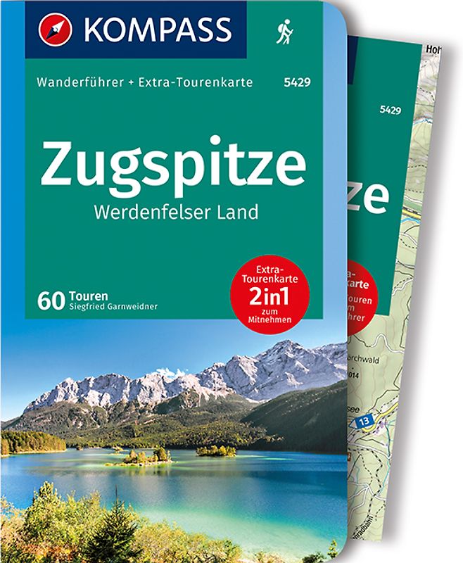 KOMPASS Wanderführer Zugspitze, Werdenfelser Land, 60 Touren