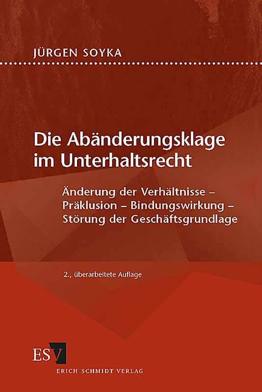 Die Abänderungsklage im Unterhaltsrecht