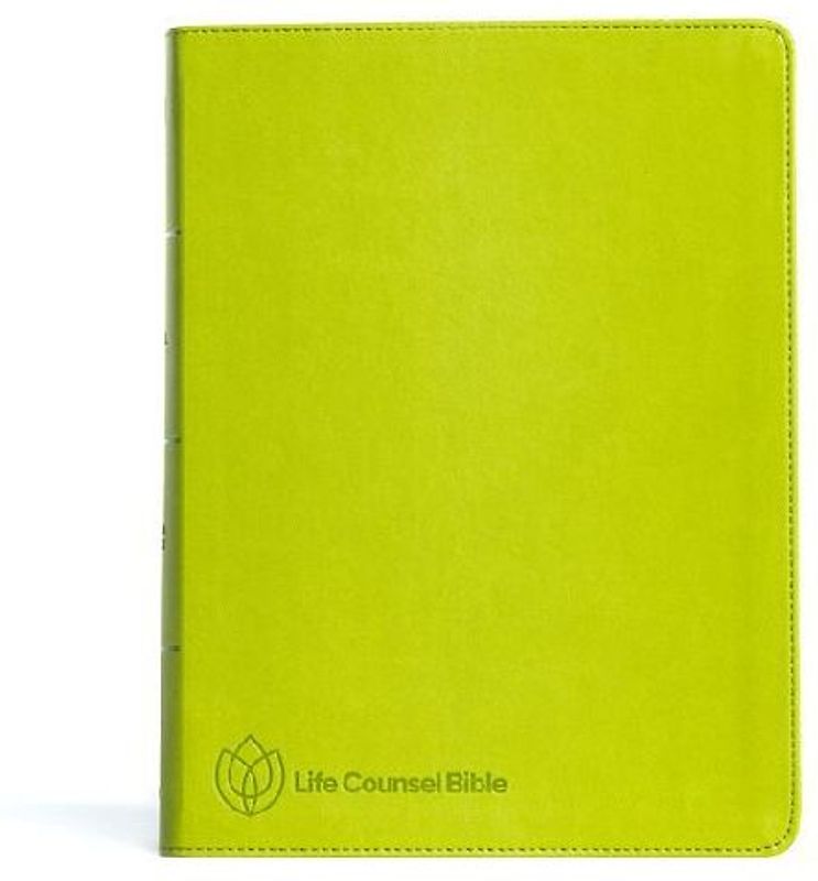 CSB Life Counsel Bible, Apple Green Leathertouch