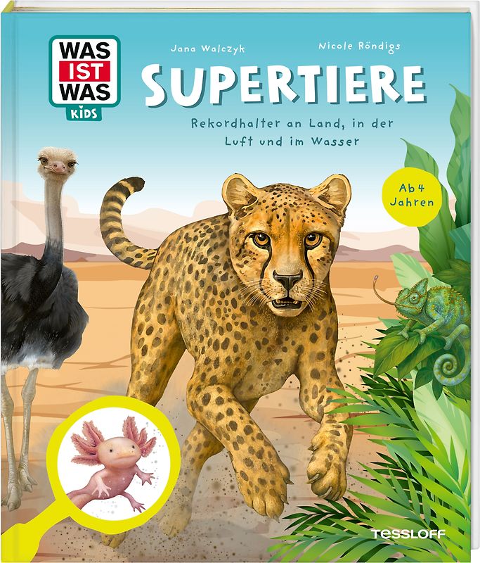 WAS IST WAS Kids Supertiere. Rekordhalter an Land, in der Luft und im Wasser