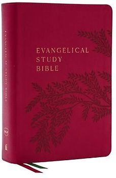 Evangelical Study Bible: Christ-Centered. Faith-Building. Mission-Focused. (Nkjv, Pink Leathersoft, Red Letter, Thumb Indexed, Large Comfort Print)