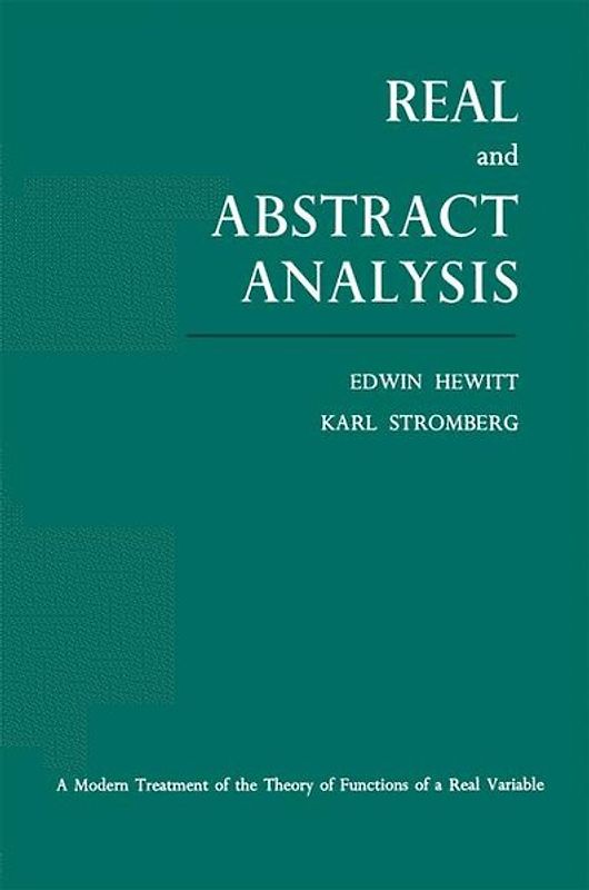 Real and Abstract Analysis