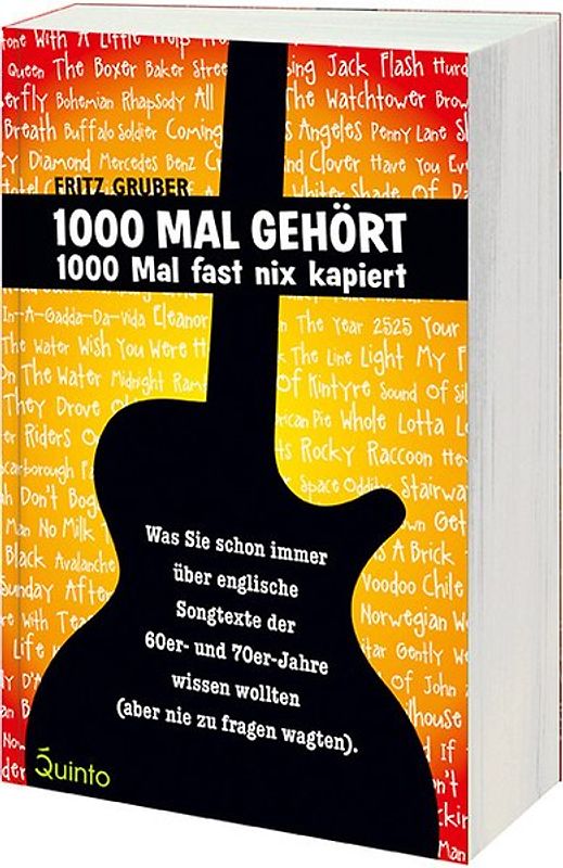 1000 Mal gehört, 1000 Mal fast nix kapiert