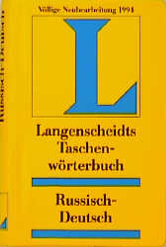Langenscheidt Taschenwörterbücher. Russisch-Deutsch