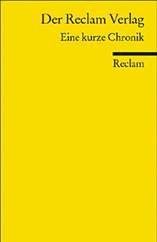 Der Reclam Verlag