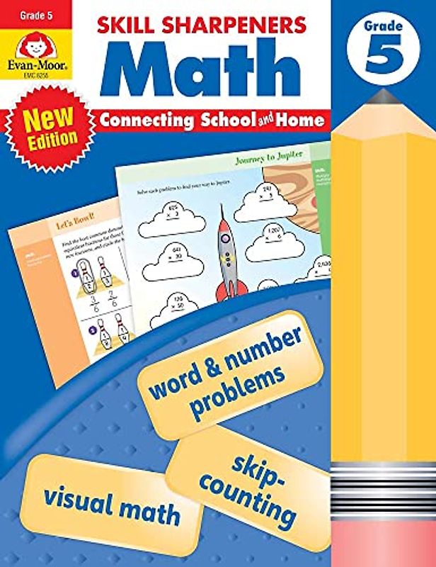 Skill Sharpeners: Math, Grade 5 Workbook