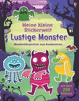 Meine kleine Stickerwelt: Lustige Monster
