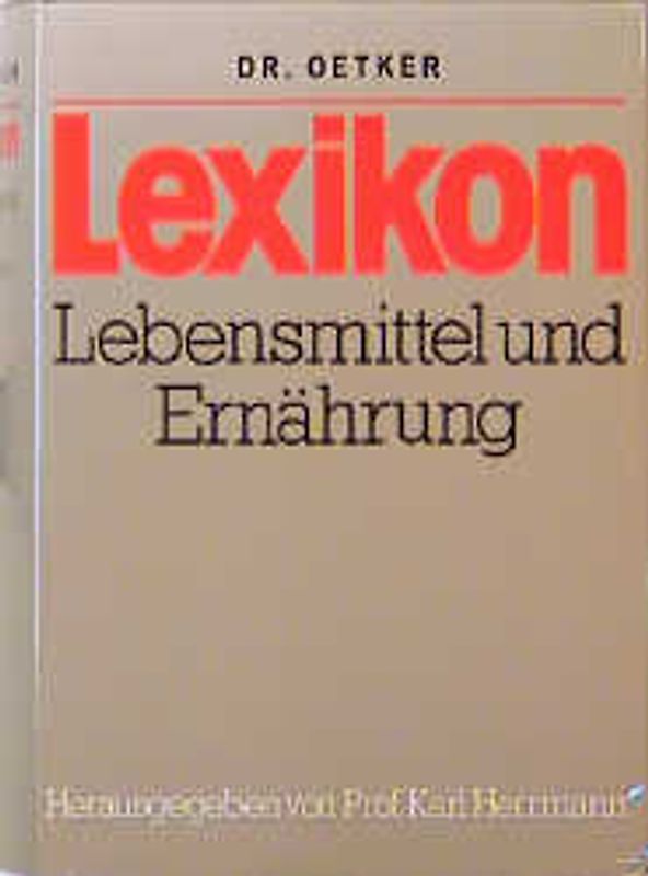 Dr. Oetker, Lexikon Lebensmittel und Ernährung