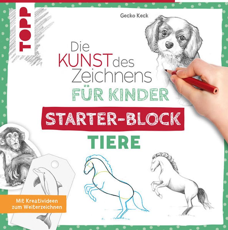Die Kunst des Zeichnens für Kinder Starter-Block - Tiere