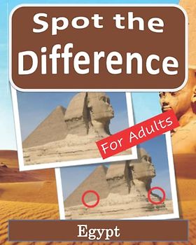 Spot the Difference Book for Adults - Egypt: Puzzles for Adults with Egypt Pictures