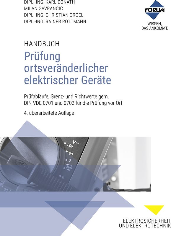Handbuch Prüfung ortsveränderlicher elektrischer Geräte