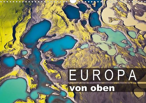 Europa von oben (Posterbuch DIN A4 quer)