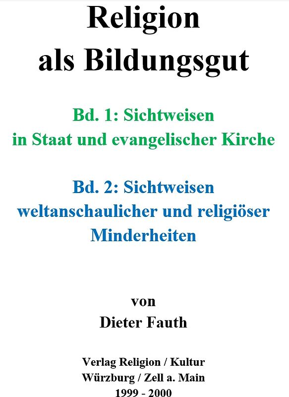 Religion als Bildungsgut