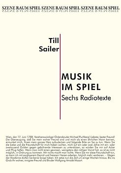Musik im Spiel. Sechs Radiotexte