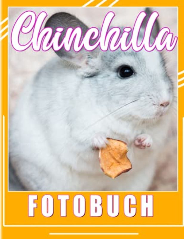 Chinchilla FotobuchFotobuch: Ein kleines Nagetier Bilderbuch Dekoration 40 Illustration | Für Frauen, Männer zur Entspannung