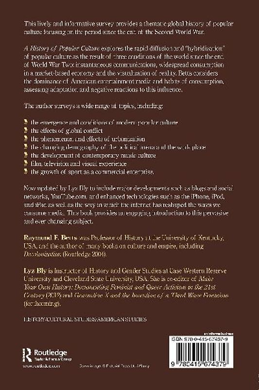 A History of Popular Culture