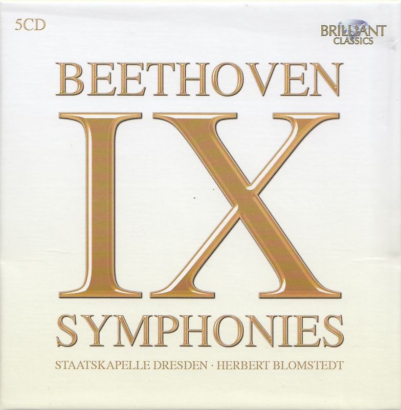 Staatskapelle Dresden - Herbert Blomstedt: Ludwig van Beethoven - Sämtliche Sinfonien / Complete Symphonies [5 CDs]