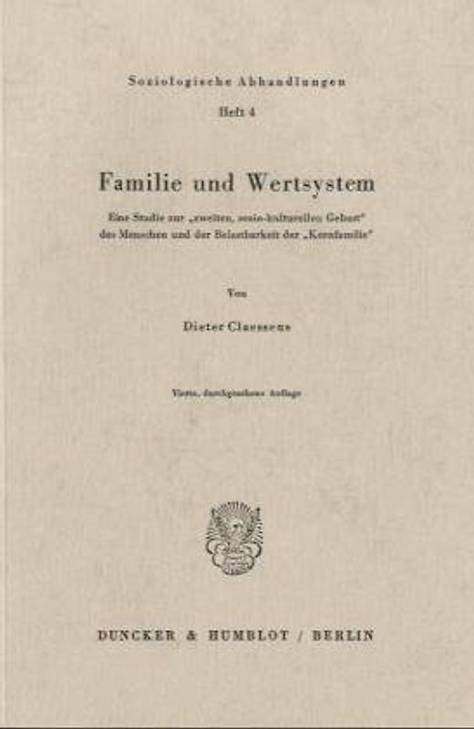Familie und Wertsystem.