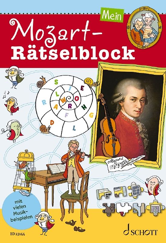 Mein Mozart-Rätselblock
